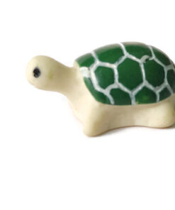 green tortoise figurine