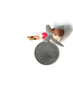 Alternative view of Miniature Fairy Lying down Poly Resin Figurines  pack of 2